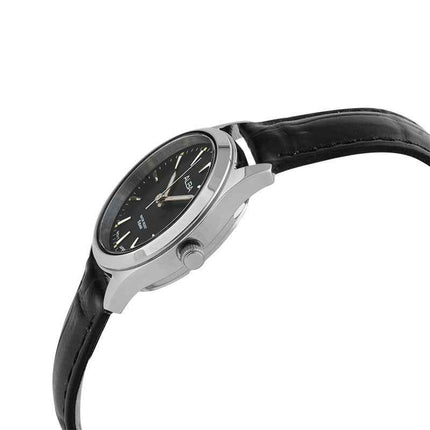 Alba ARX139X1_ARX121X1 Couple Black Dial Black Leather Strap
