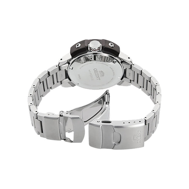 Orient M-Force RA-AC0L02R Automatic Men Red Dial Stainless Steel Strap