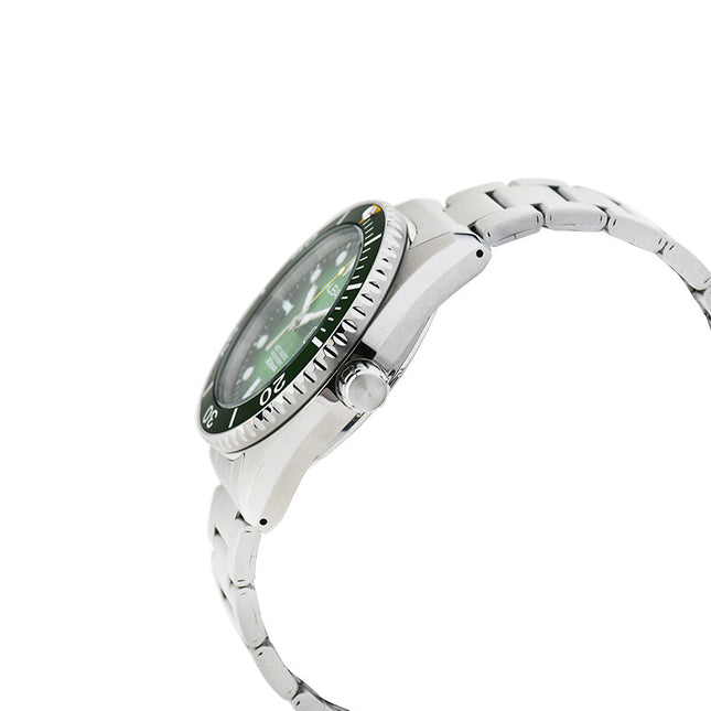 Alba Mechanical AL4437X1 Automatic Men Green Black Gradation Patterned Dial Stainless Steel Strap