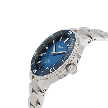 Oris Aquis Date 01-400-7790-4135-07-8-23-02PEB Calibre 400 Blue Dial Stainless Steel Strap