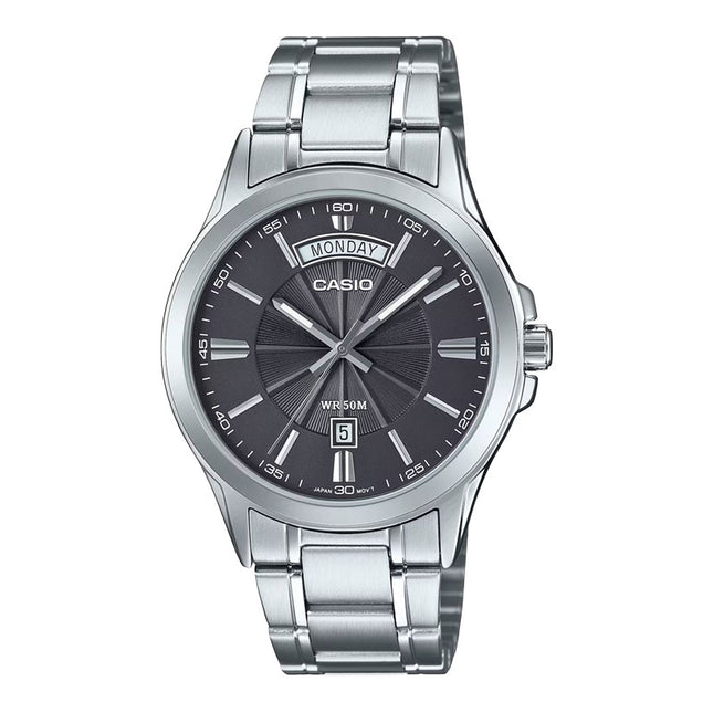 Casio General MTP-1381D-8AVDF Enticer Men Grey Dial Stainless Steel Band