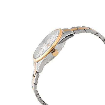 Alba Fashion AG8394X1 Men Silver Dial Dual Tone Stainless Steel Strap