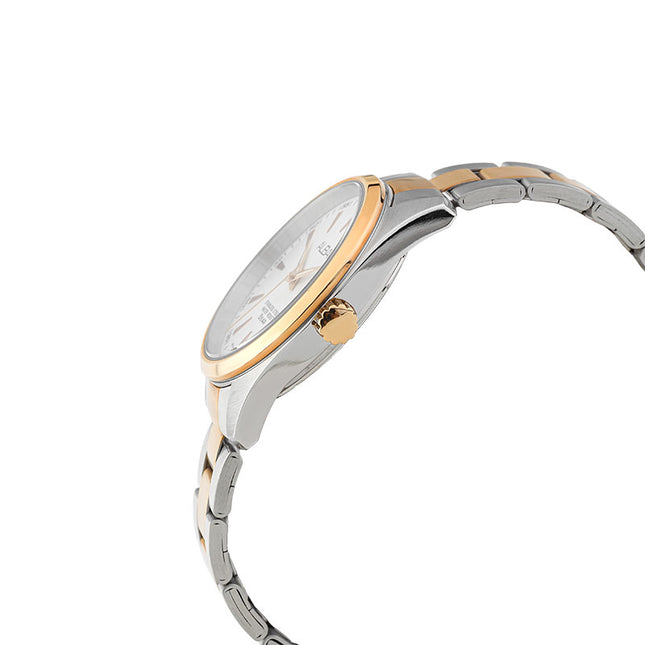 Alba Fashion AG8394X1 Men Silver Dial Dual Tone Stainless Steel Strap