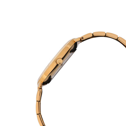 Alba Prestige AS9D74X1 Men Champagne Dial Gold Stainless Steel Strap