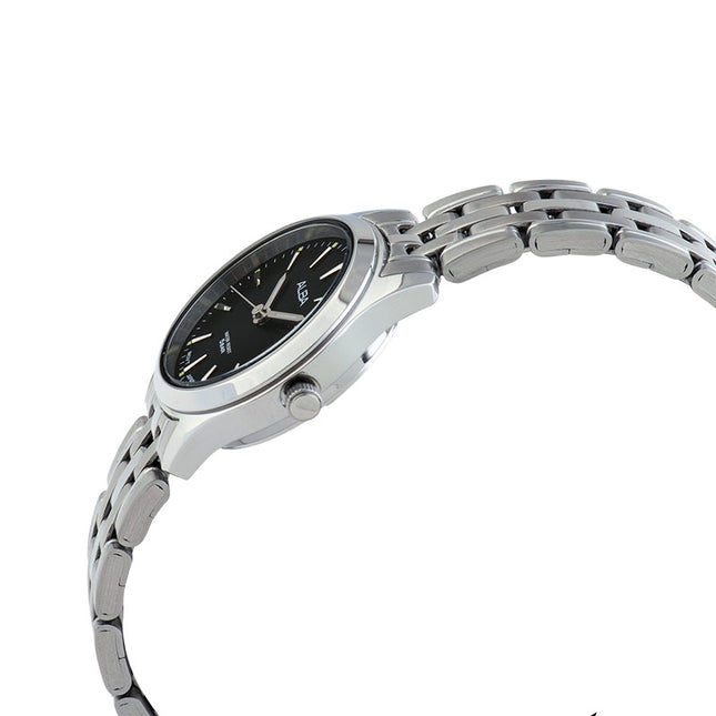 Alba AH7BM9X1_AS9Q93X1 Couple Black Dial Stainless Steel Strap