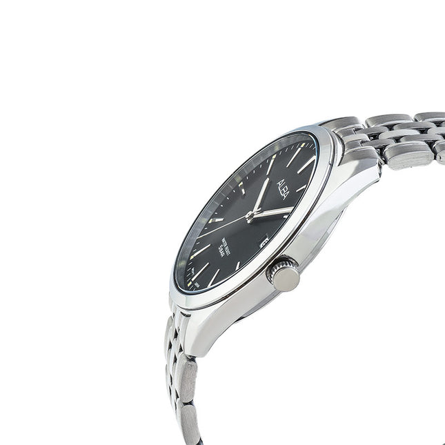 Alba AS9Q93X1 Men Black Dial Stainless Steel Strap