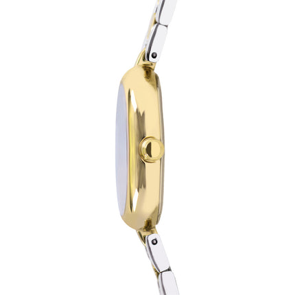 Alba Fashion AH8920X1 Ladies Analog Gilt Polished Dial Dual Tone Stainless Steel Strap
