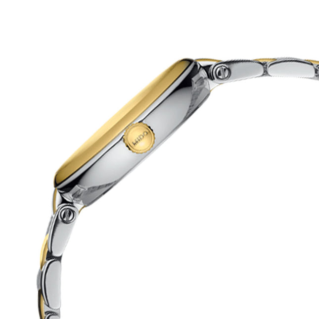 MIDO Baroncelli M022.210.22.036.09 Donna Silver Dial Dual Tone Stainless Steel Strap