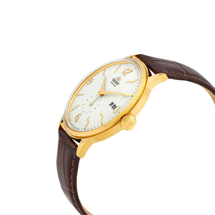 Orient Classic RA-AP0004S Automatic Men White Dial Brown Leather Strap
