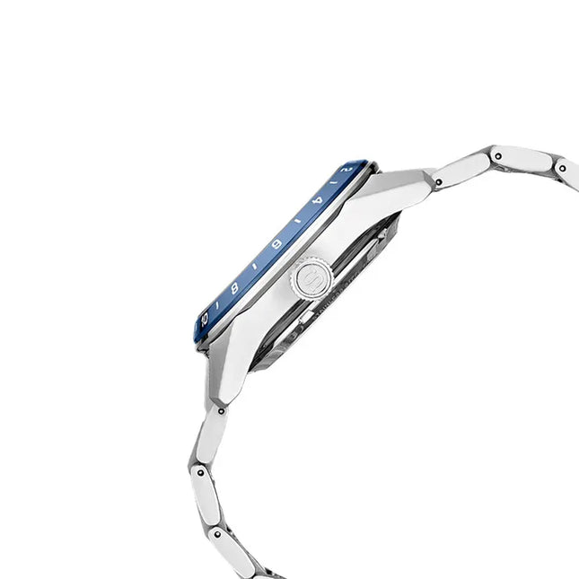 Seiko Presage SPB217J1 Sharp Edged 140Th Anniversary GMT Automatic Blue Dial Stainless Steel Strap
