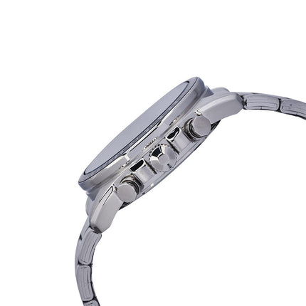 Alba Signa A4B015X1 Chronograph Men Black Dial Stainless Steel Strap