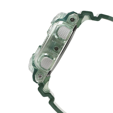 Casio G-Shock GMA-S110GS-3ADR Skeleton S Series Digital Analog Dial Green Transparent Resin Band
