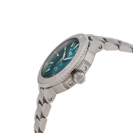 Oris Aquis Date X Bracenet 01-733-7770-4137-07-8-18-05P Ladies Green Dial Stainless Steel Strap