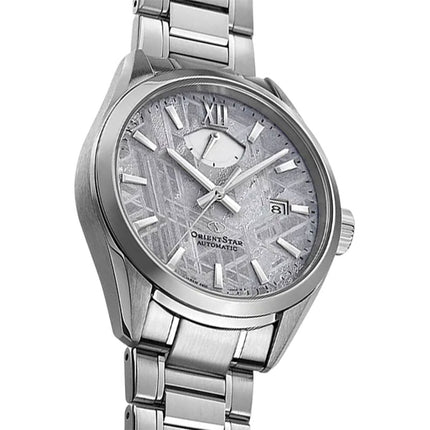 Orient Star M34 F8 RE-BX0010A Date Meteorite Dial St Steel Strap 75th Anniversary Limited Edition