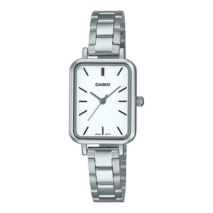 Casio General LTP-V009D-7EUDF Ladies White Dial Stainless Steel Band