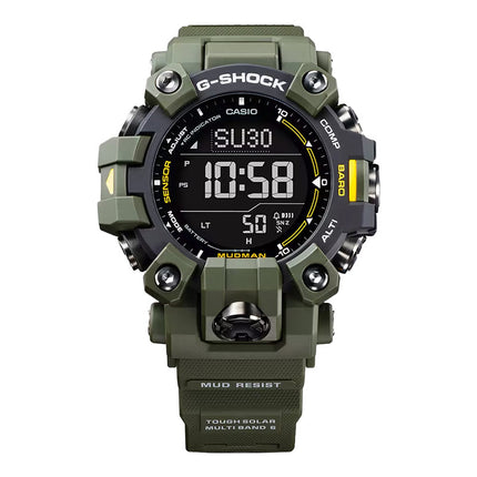 Casio G-Shock Mudman GW-9500-3DR Solar Master Of G-Land Digital Dial Green Bio-Based Resin Band