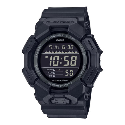 Casio G-Shock GD-010-1A1DR Digital Dial Black Resin Band