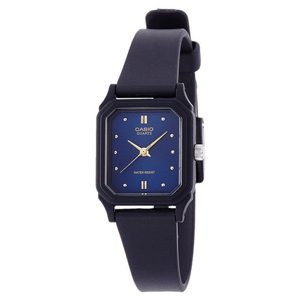 Casio General LQ-142E-2ADF Blue Dial Black Rubber Band
