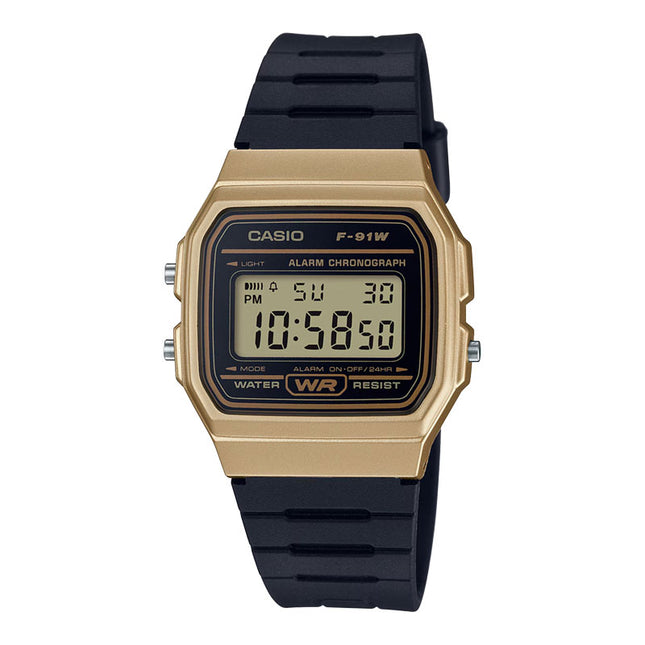 Casio General F-91WM-9ADF Vintage Series Digital Dial Black Resin Band