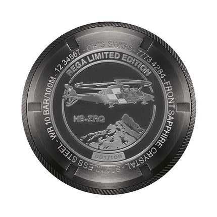 Oris Pro Pilot 01-798-7773-4284-HB-ZRQ-Set Rega Fleet Leather Strap + Extra Strap Limited Edition