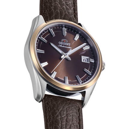 Orient Contemporary RA-AC0R03Y Stretto Date Brown Dial Brown Leather Strap