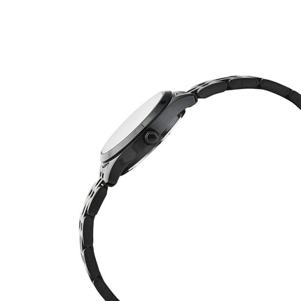 Alba Prestige AH7CE1X1 Ladies Black Dial Black Stainless Steel Strap