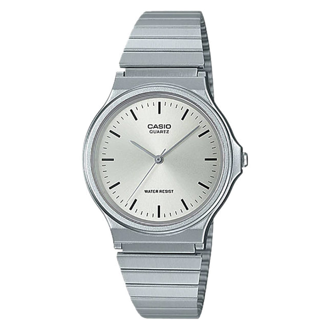 Casio General MQ-24D-7EDF Silver Dial Stainless Steel Band