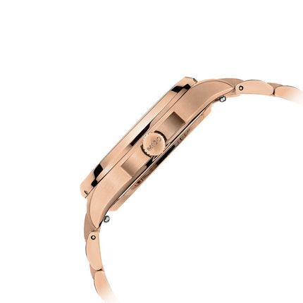MIDO Multifort TV 35 M049.307.33.296.00 Men Automatic Brown Dial Rose Gold Stainless Steel Strap
