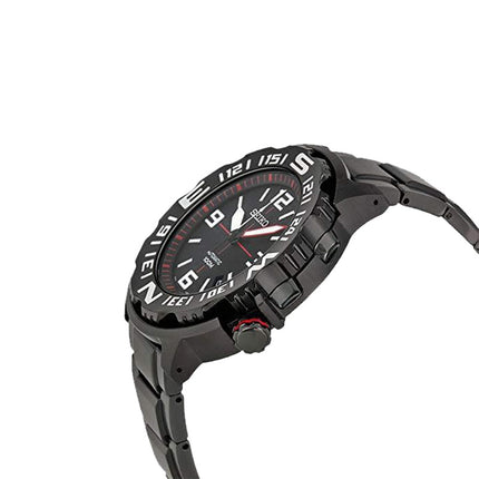 Seiko Automatic SRP447K1 Black Dial Black Stainless Steel Strap