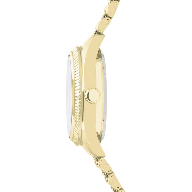 Alba Mechanical AL4796X1 Ladies Automatic Light Champagne Dial Gold Stainless Steel Strap
