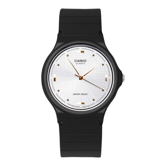 Casio General MQ-76-7A1LDF Silver Dial Black Resin Strap