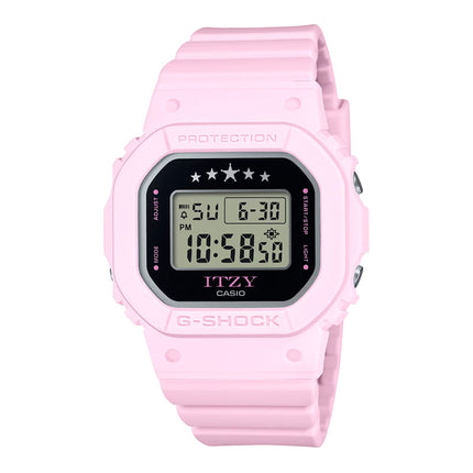 Casio G-Shock X ITZY GMD-S5610IT-4BDR Ladies Digital Dial Light Pink Resin Band