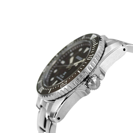 Seiko Prospex SNE571P1 Solar Divers 200M Dark Brown Dial Stainless Steel Strap