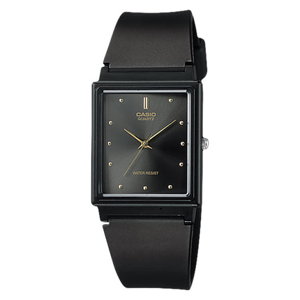 Casio General MQ-38-1ADF Black Dial Black Resin Band