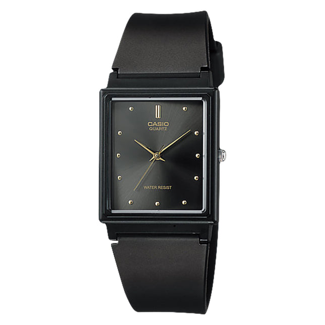 Casio General MQ-38-1ADF Black Dial Black Resin Band