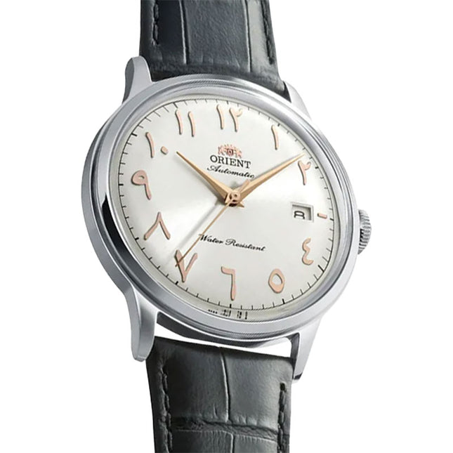 Orient Classic RA-AC0038S Bambino Automatic White Arabic Dial Black Leather Strap