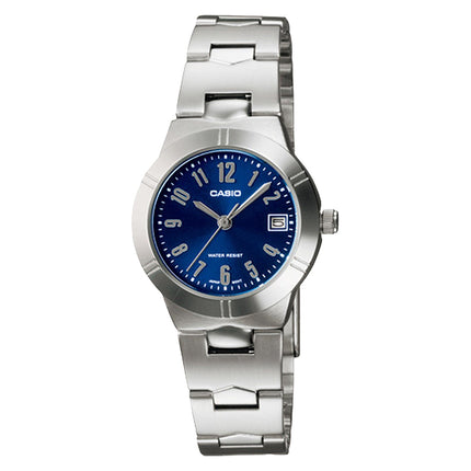Casio General LTP-1241D-2A2DF Blue Dial Stainless Steel Band