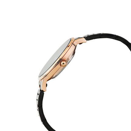 Alba Fashion AH7CC4X1 Ladies Black Dial Black Stainless Strap