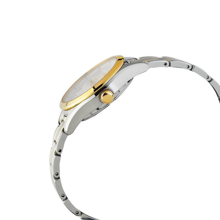 Seiko Ladies SUR466P1 Discover More White Dial Dual Tone Stainless Steel Strap