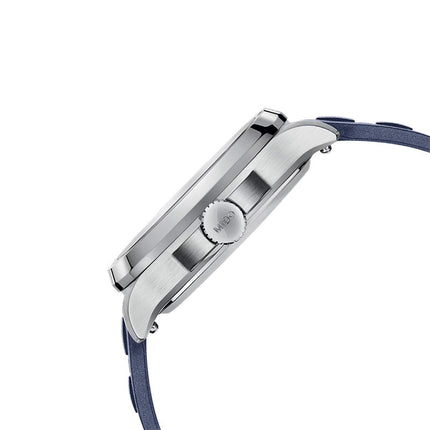 MIDO Multifort TV Big Date M049.526.17.041.00 Blue Gradient Dial Blue Rubber Strap