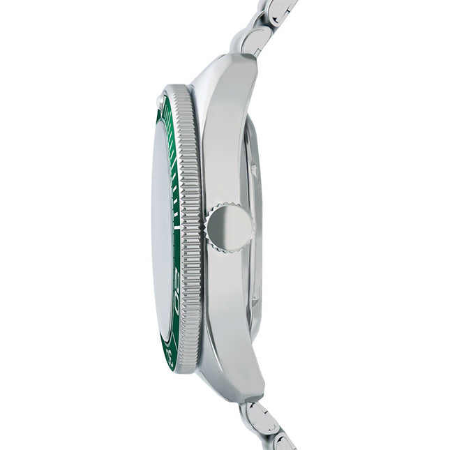 Alba Mechanical AL4817X1 Automatic Men Baby Turtle Green Dial Stainless Steel Strap