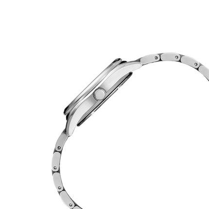 Seiko Ladies SUR581P1 Discover More Crystal Blue Dial Stainless Steel Strap