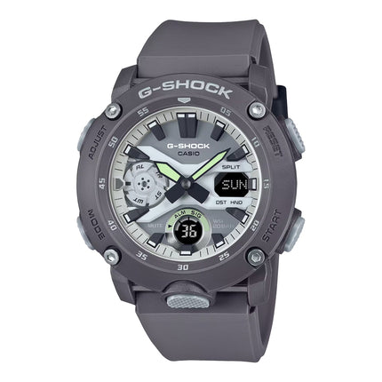Casio G-Shock GA-2000HD-8ADR Hidden Glow Series Digital Analog Luminous Dial Grey Resin Band