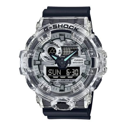 Casio G-Shock GA-700SKC-1ADR Neo Utility Camouflage Digital Analog Dial Black Resin Band