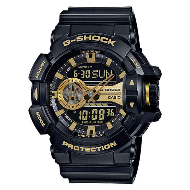 Casio G-Shock GA-400GB-1A9DR Digital Analog Dial Black Resin Band