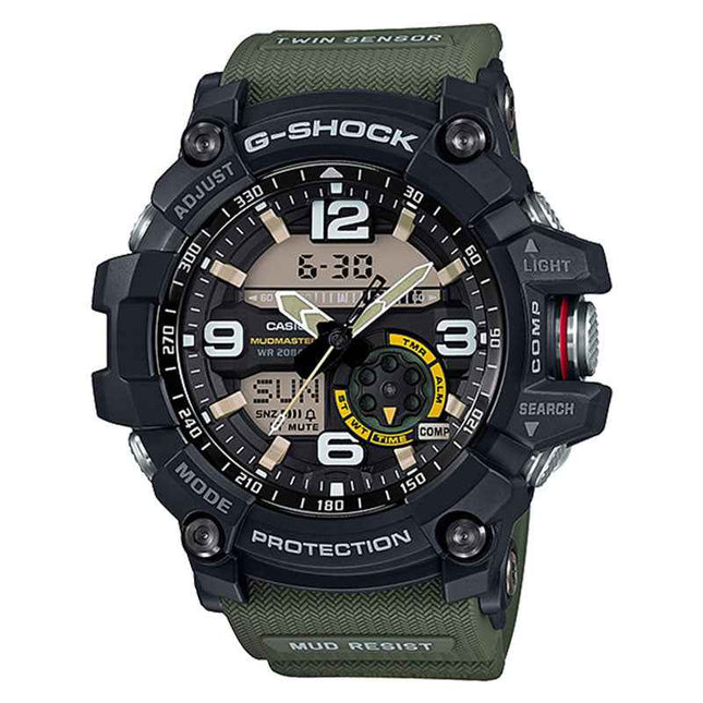 Casio G-Shock Mudmaster GG-1000-1A3DR Master Of G-Land Digital Analog Dial Green Resin Band