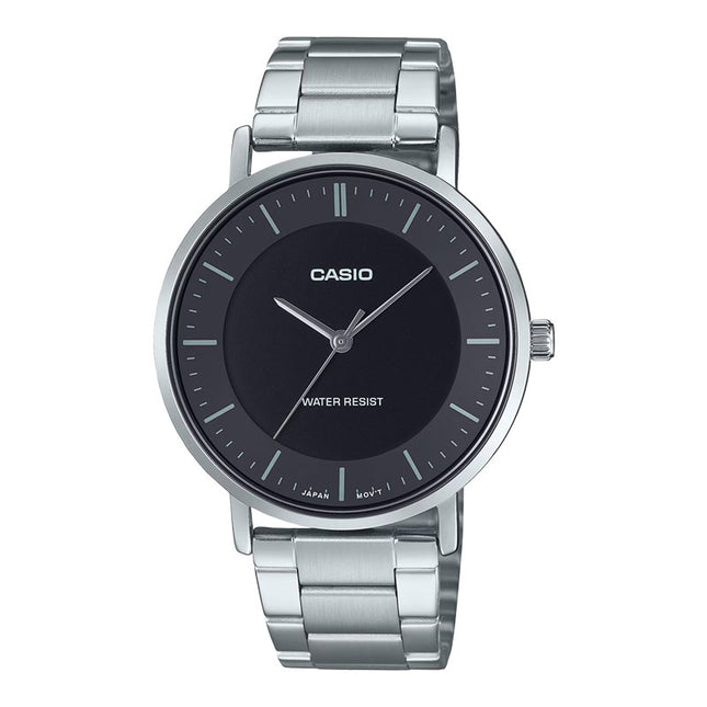 Casio General MTP-VT04D-1EDF Men Black Dial Stainless Steel Band