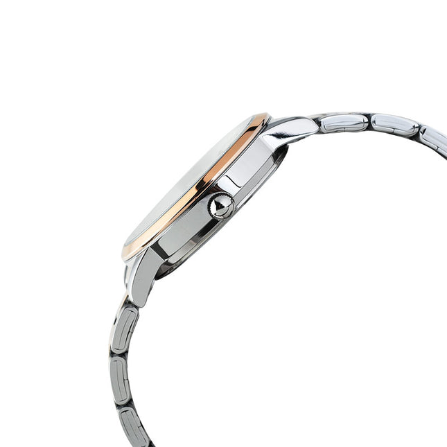 Alba AP6724X1 Ladies Multifunction Silver Dial Dual Tone Stainless Steel Strap