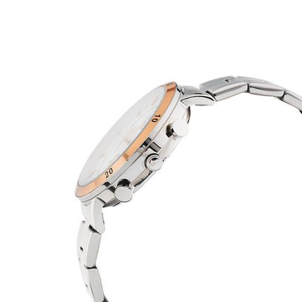 Alba Prestige AT3F63X1 Chronograph Men Silver Dial Stainless Steel Strap