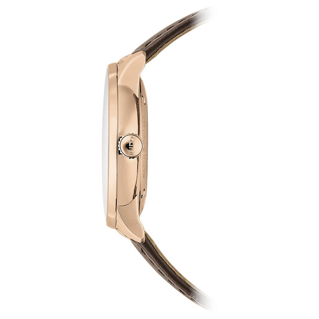 MIDO Baroncelli M037.407.36.061.00 Signature Gent Automatic Anthracite Dial Brown Leather Strap